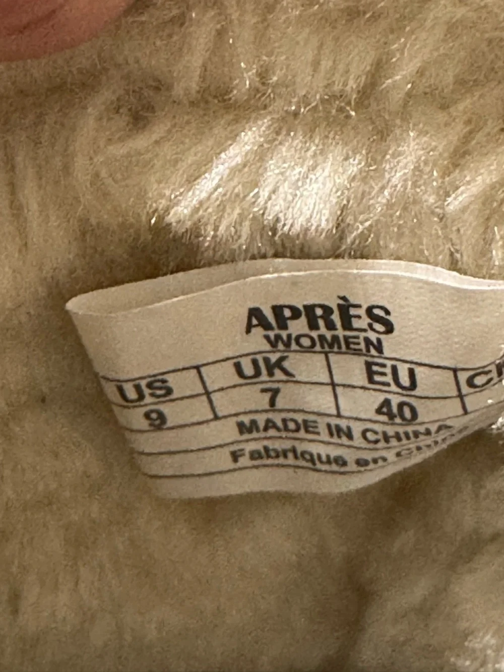 Apres by Lamo faux fur lined boots womens US 9